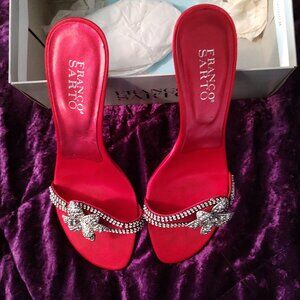 Fraco Sarto L-RENEW in red satin